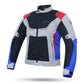 Chaqueta moto verano Degend Breeze Ice-Negro-Rojo-Azul - URA Moto