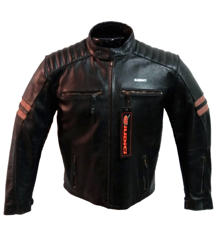 Chaqueta piel moto Giudici Vintage - URA Moto