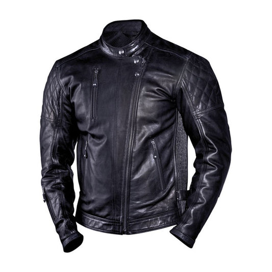 Chaqueta Piel Moto Roland Sands Design Clash Negra - URA Moto