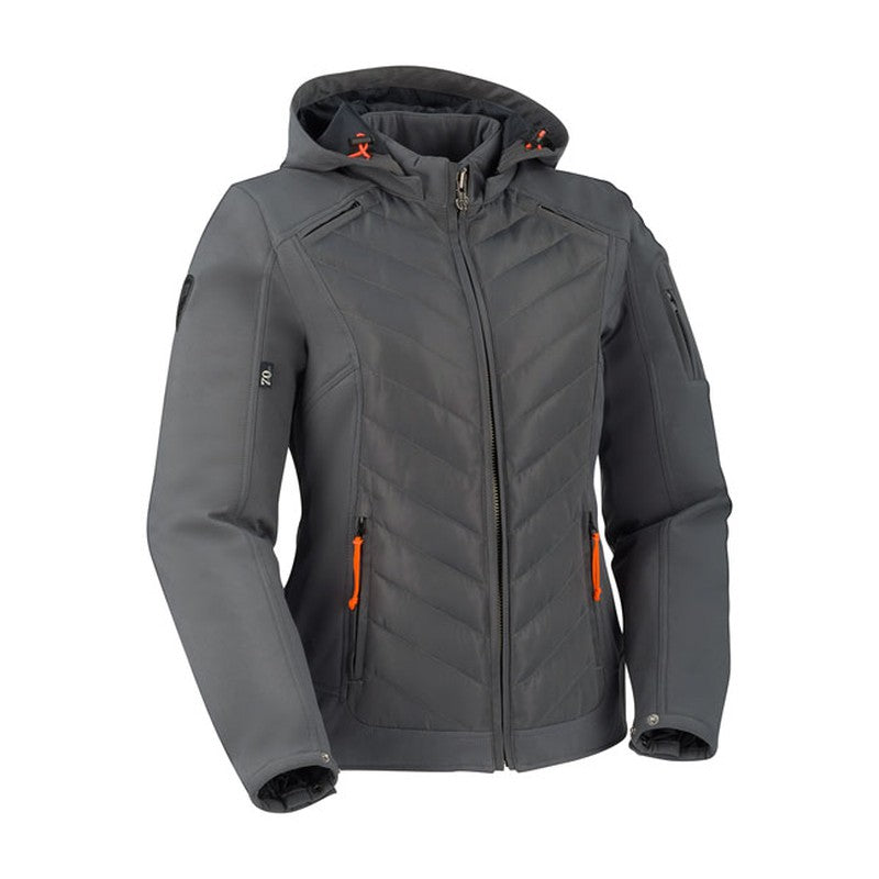 Chaqueta Segura Natcho Mujer Gris - URA Moto