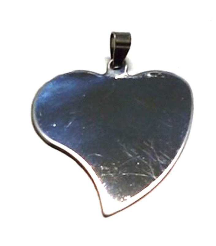 Colgante acero corazon - URA Moto