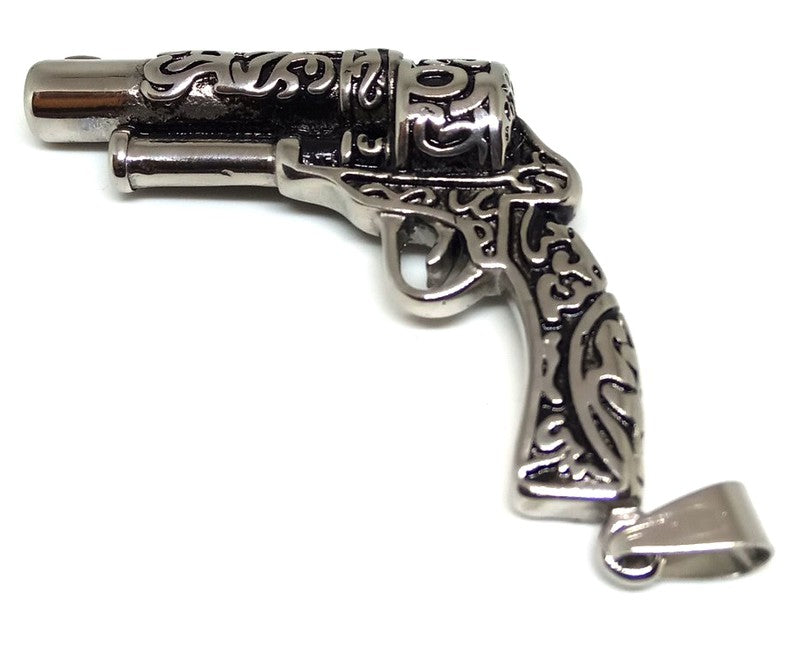 Colgante Acero Pistola - URA Moto