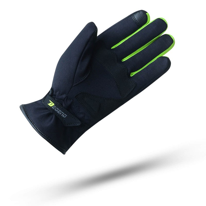 Guantes moto invierno MR 1 Negros-Fluor - URA Moto