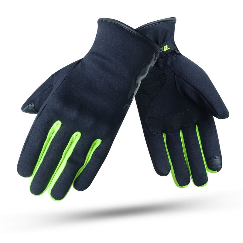 Guantes moto invierno MR 1 Negros-Fluor - URA Moto