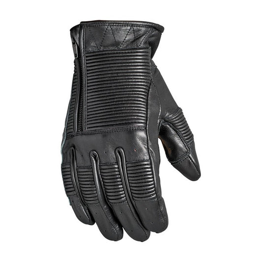 Guantes Piel Moto Roland Sands Design Bronzo Negros - URA Moto