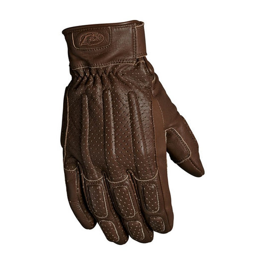 Guantes Piel Moto Roland Sands Design Rourke Marrones - URA Moto