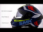 Casco moto SMK Integral Typhoon Thorn Decorado Brillo (GL136)