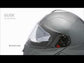 Casco moto SMK Modular Glide Blanco Brillo (GL100)