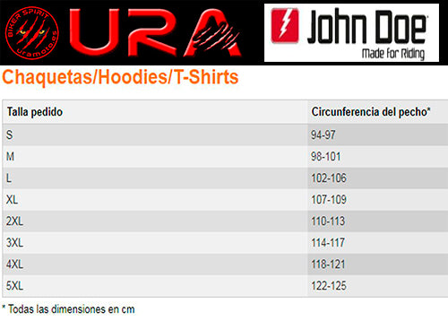 Camisa John Doe Motoshirt XTM© Prison Negro/Blanco - URA Moto