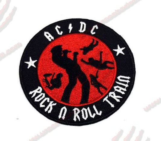 Parche Bordado ACDC Rock'N'Roll Train - URA Moto