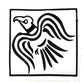 Parche Bordado Mitología Nórdica Cuervo de Odín - URA Moto