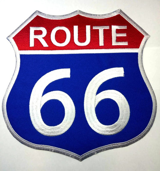 Parche Bordado Carretera Estados Unidos Route 66 - URA Moto