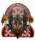 Parche Bordado Vikingo Drakkar Runas - URA Moto