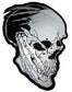 Parche Bordado Calavera Manos Esqueleto - URA Moto