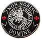 Parche Bordado Non Nobis Templarios - URA Moto