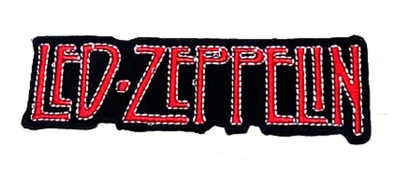 Parche Bordado Letras Led Zeppelin - URA Moto