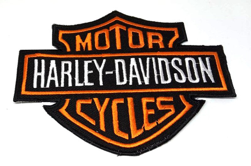 Parche Bordado Marca Moto Harley logo - URA Moto