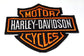 Parche Bordado Marca Moto Harley logo - URA Moto