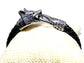 Pulsera Acero Piel Lobo Cierre Cola (18cm) - URA Moto