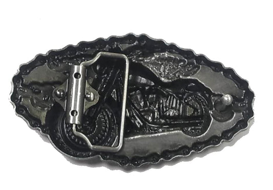 Hebilla para cinturón Moto Llamas Cadena - URA Moto
