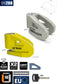 Antirrobo Moto Disco Urban UR208 Amarillo - URA Moto